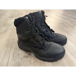 5.11 Tactical Men’s Black Leather Combat Boot Work Boots Size 10